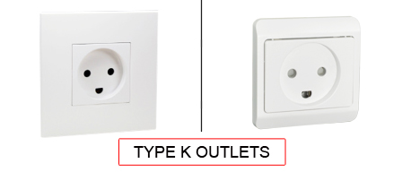 TYPE K Outlets are used in the following Countries:
<br>
Primary Country known for using TYPE K outlets is Denmark.
<br>Additional Countries that use TYPE K outlets are Greenland and Faroe Islands.

<br><font color="yellow">*</font> Additional Type K Electrical Devices:

<br><font color="yellow">*</font> <a href="https://internationalconfig.com/icc6.asp?item=TYPE-K-PLUGS" style="text-decoration: none">Type K Plugs</a> 

<br><font color="yellow">*</font> <a href="https://internationalconfig.com/icc6.asp?item=TYPE-K-CONNECTORS" style="text-decoration: none">Type K Connectors</a> 

<br><font color="yellow">*</font> <a href="https://internationalconfig.com/icc6.asp?item=TYPE-K-POWER-CORDS" style="text-decoration: none">Type K Power Cords</a> 

<br><font color="yellow">*</font> <a href="https://internationalconfig.com/icc6.asp?item=TYPE-K-POWER-STRIPS" style="text-decoration: none">Type K Power Strips</a>

<br><font color="yellow">*</font> <a href="https://internationalconfig.com/icc6.asp?item=TYPE-K-ADAPTERS" style="text-decoration: none">Type K Adapters</a>

<br><font color="yellow">*</font> <a href="https://internationalconfig.com/worldwide-electrical-devices-selector-and-electrical-configuration-chart.asp" style="text-decoration: none">Worldwide Selector. All Countries by TYPE.</a>

<br>View examples of TYPE K outlets below.